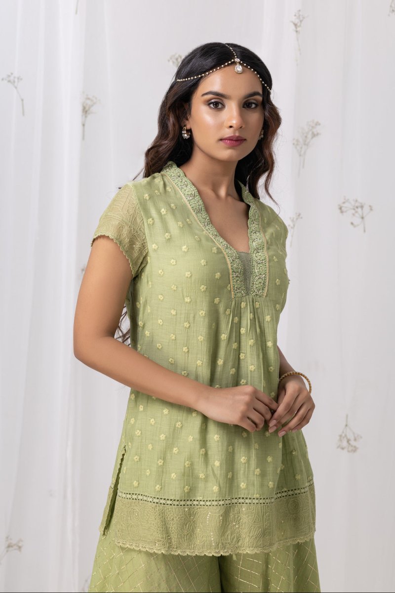 Vireya Sharara Set - Karuna Khaitan