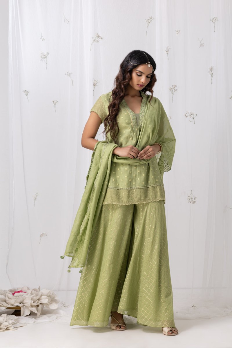 Vireya Sharara Set - Karuna Khaitan