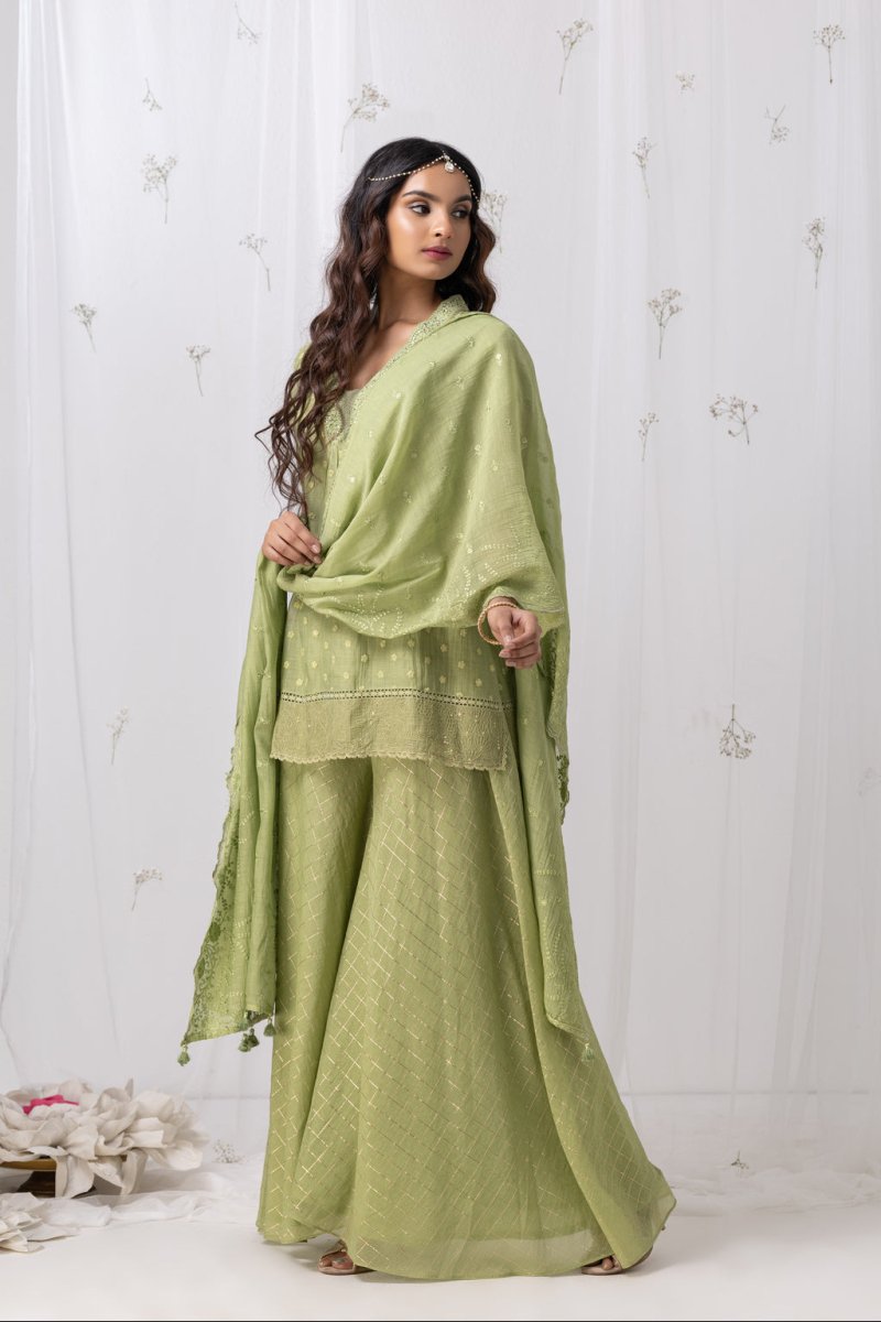 Vireya Sharara Set - Karuna Khaitan