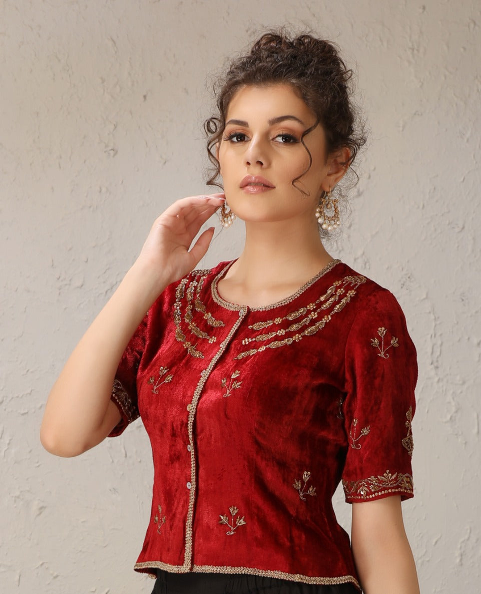 Brinda Blouse | Designer Blouses Online